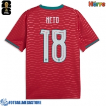 Fotballdrakt Herre Portugal Pedro Neto #18 Hjemmedrakt VM 2026 Kortermet